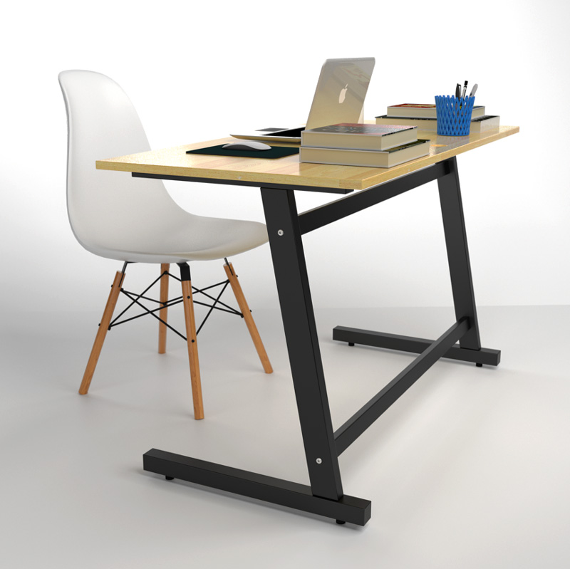 Bàn làm việc chân sắt hộp TP-BLV02 cao cấp - Ảnh 15