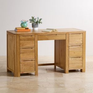 Bàn 6 ngăn kéo gỗ sồi TP-BGD0G05