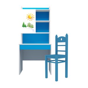 Bộ bàn ghế trẻ em hình lâu đài TP-BGTE06 80cm