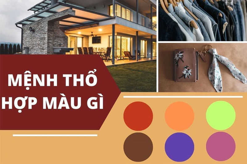Người mệnh thổ hợp màu nào?