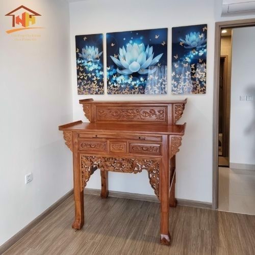thiet_ke_khong_ten_-_2021-04-20t145914-324_73879acf021344428f95a29843466f32_grande Bàn thờ gia tiên gỗ tram 2 tầng - Mẫu bàn thờ mang nét đẹp của văn hóa tín ngưỡng cúng bái của người Việt Nam.