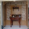 Bàn Thờ Gia Tiên Gỗ Muồng 2 Tầng Cao Cấp – Chạm Khắc Tinh Xảo, Chuẩn Phong Thủy