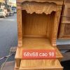 Bàn Thờ Gỗ Gõ Đỏ 68x68 Cao 98 – Thiết Kế Đơn Giản, Sang Trọng, Bền Đẹp