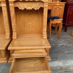 Bàn thờ ông địa gỗ gõ đỏ