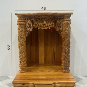 Bàn Thờ Chữ Phúc Trụ Rồng Gỗ Xoan Chạm Khắc Tinh Xảo – Sang Trọng, Bền Đẹp