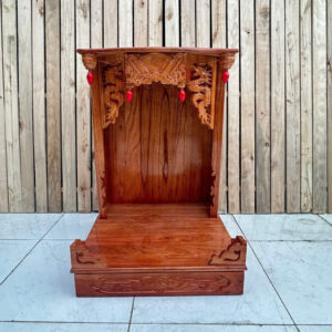 BÀN THỜ GỖ TỰ NHIÊN CHẠM CHỮ PHÚC