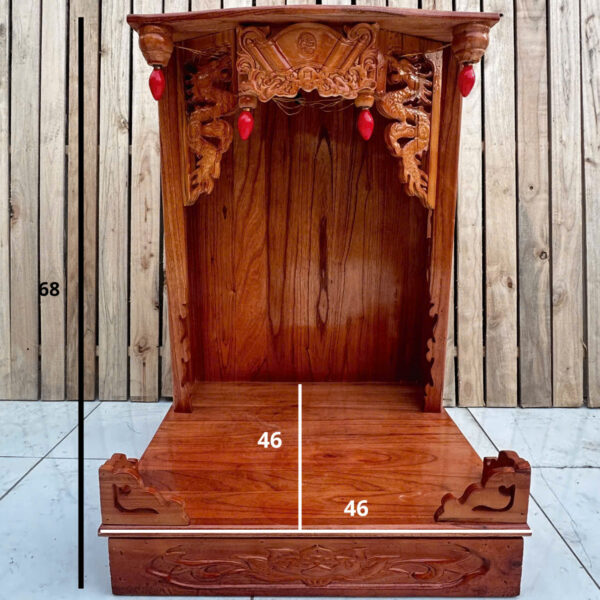 BÀN THỜ GỖ TỰ NHIÊN CHẠM CHỮ PHÚC