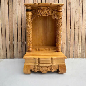 Bàn Thờ Chữ Phúc Trụ Rồng Chạm Khắc Tinh Xảo – Thiết Kế Sang Trọng, Bền Đẹp