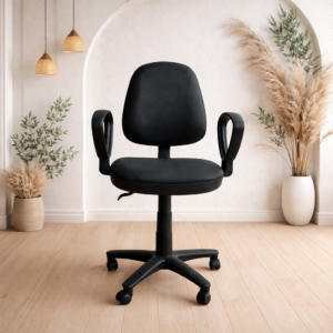 Ghế Xoay Văn Phòng Lưng Thấp Có Tay Vịn – Điều Chỉnh Chiều Cao, Êm Ái, Bền Đẹp Cho Làm Việc & Học Tập